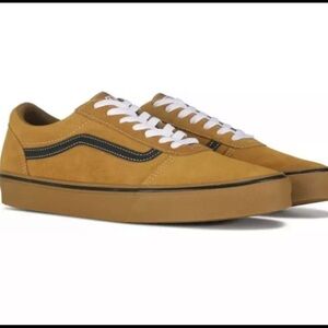 Men’s Vans Ward Suede/Mesh Golden Brown Size 7
